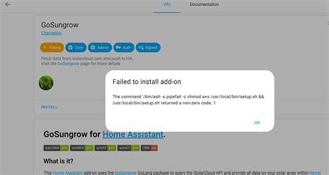 gosungrow|HomeAssistantAddons/GoSungrow/DOCS.md at main ·。